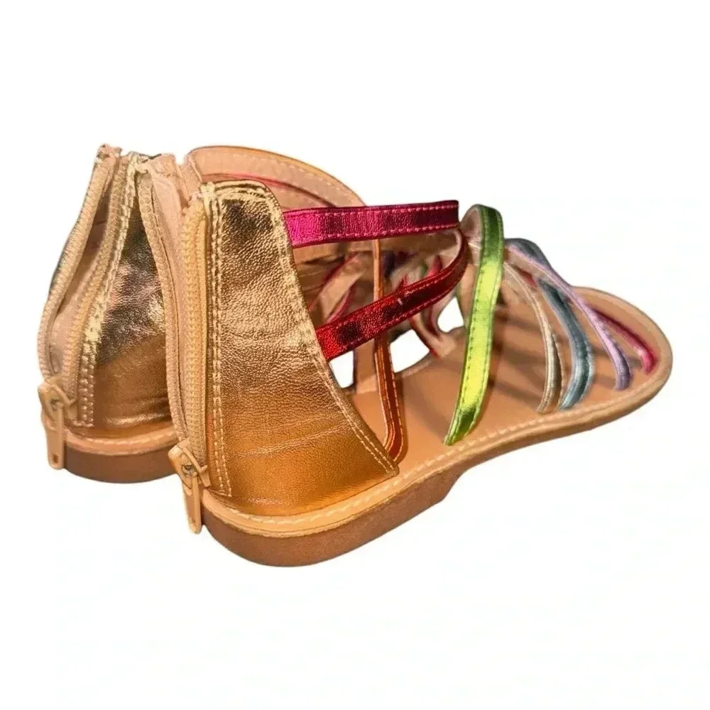 Harper Canyon Strappy Sandal, Multi Colored, Size 2 - Picture 3 of 12